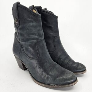 Genuine Frye – Made in Mexico – Distressed Leather – Carson‎ Shortie Size 6.5